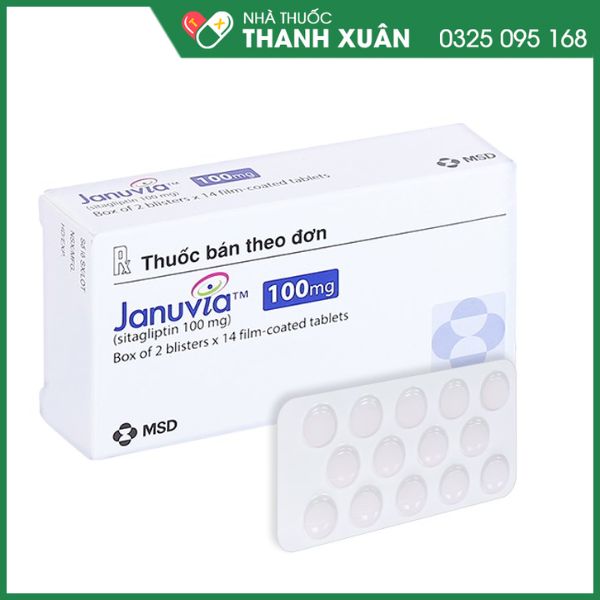 Januvia 100mg trị đái tháo đường